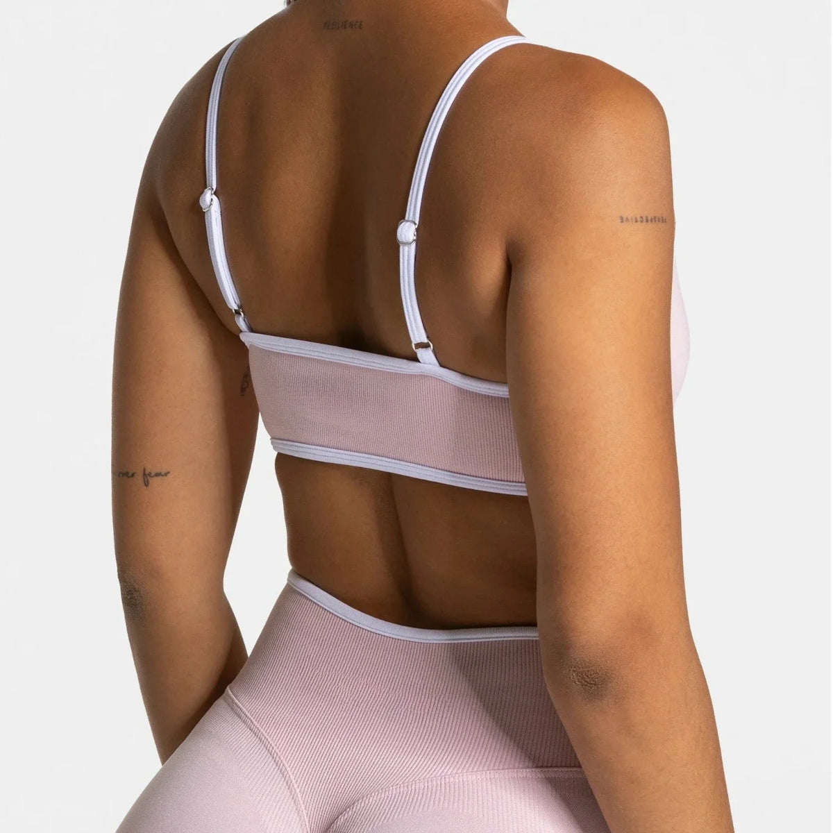Damen-Sommer-Sport-BH, rückenfrei, gestrickt und gepolstert für Yoga und Fitness
