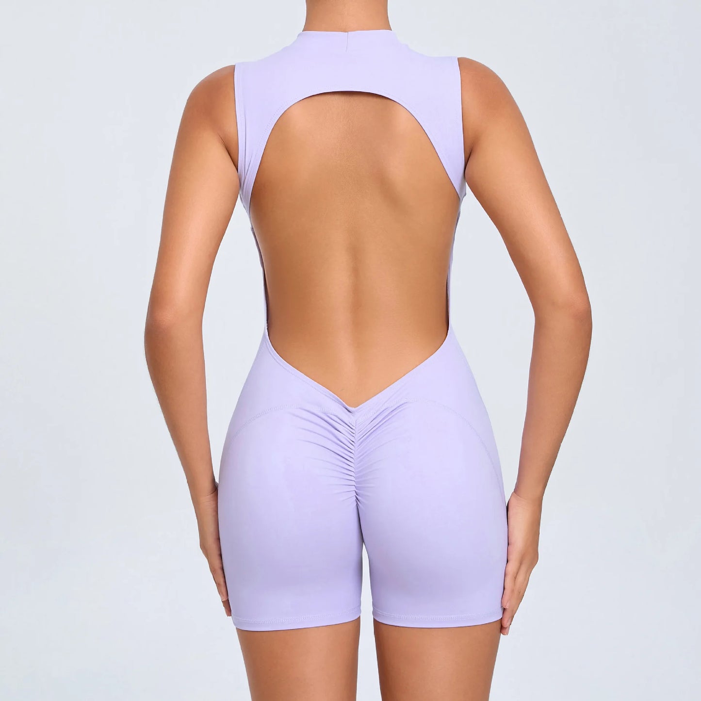 Combinaison Yoga Femme 1 Pièce, Dos en V, Fitness & Training