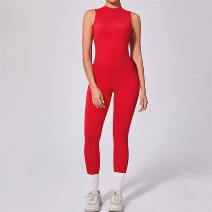 Combinaison Yoga Femme 1 Pièce, Dos en V, Fitness & Training