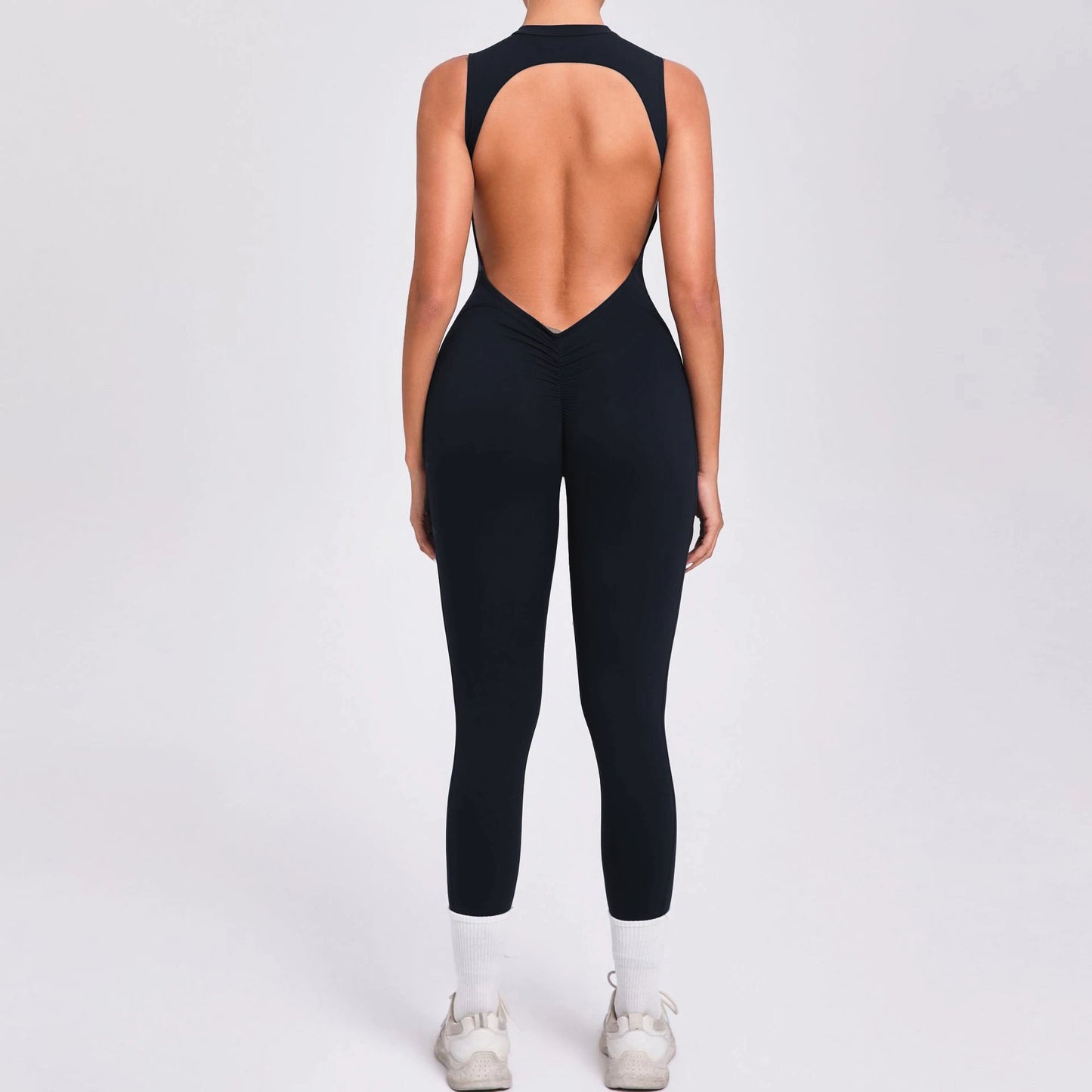 Combinaison Yoga Femme 1 Pièce, Dos en V, Fitness & Training