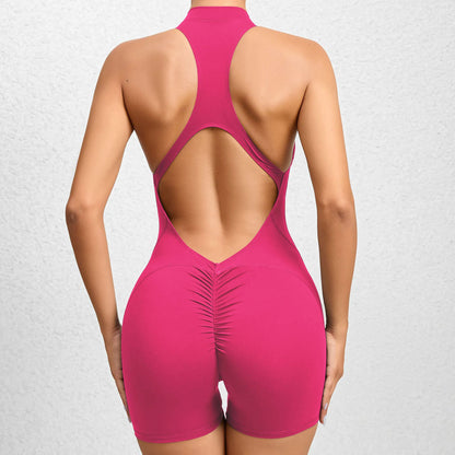 Combinaison Courte Femme 1 Pièce, Survêtement Yoga & Training Outdoo