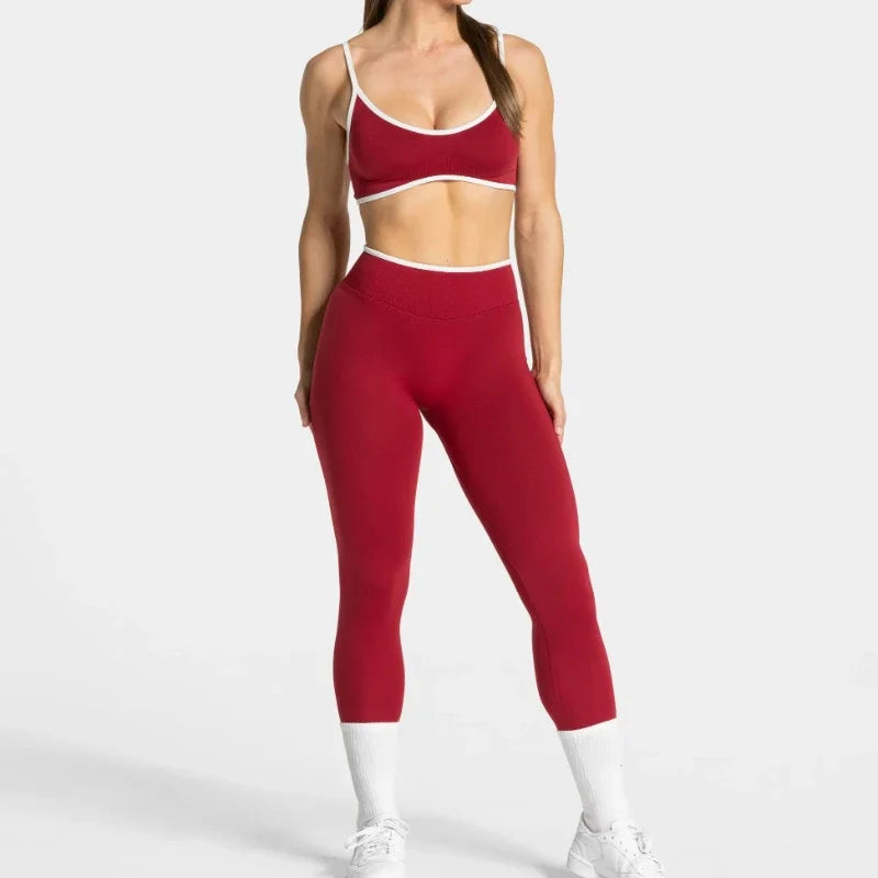 Damen-Sommer-Sport-BH, rückenfrei, gestrickt und gepolstert für Yoga und Fitness