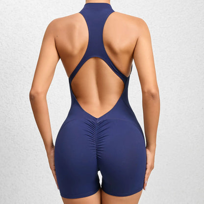 Combinaison Courte Femme 1 Pièce, Survêtement Yoga & Training Outdoo