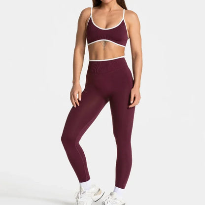 Damen-Sommer-Sport-BH, rückenfrei, gestrickt und gepolstert für Yoga und Fitness