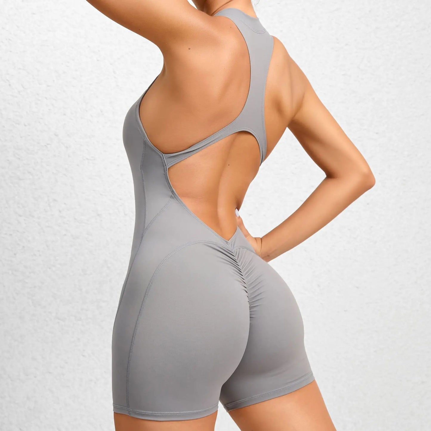Combinaison Courte Femme 1 Pièce, Survêtement Yoga & Training Outdoo