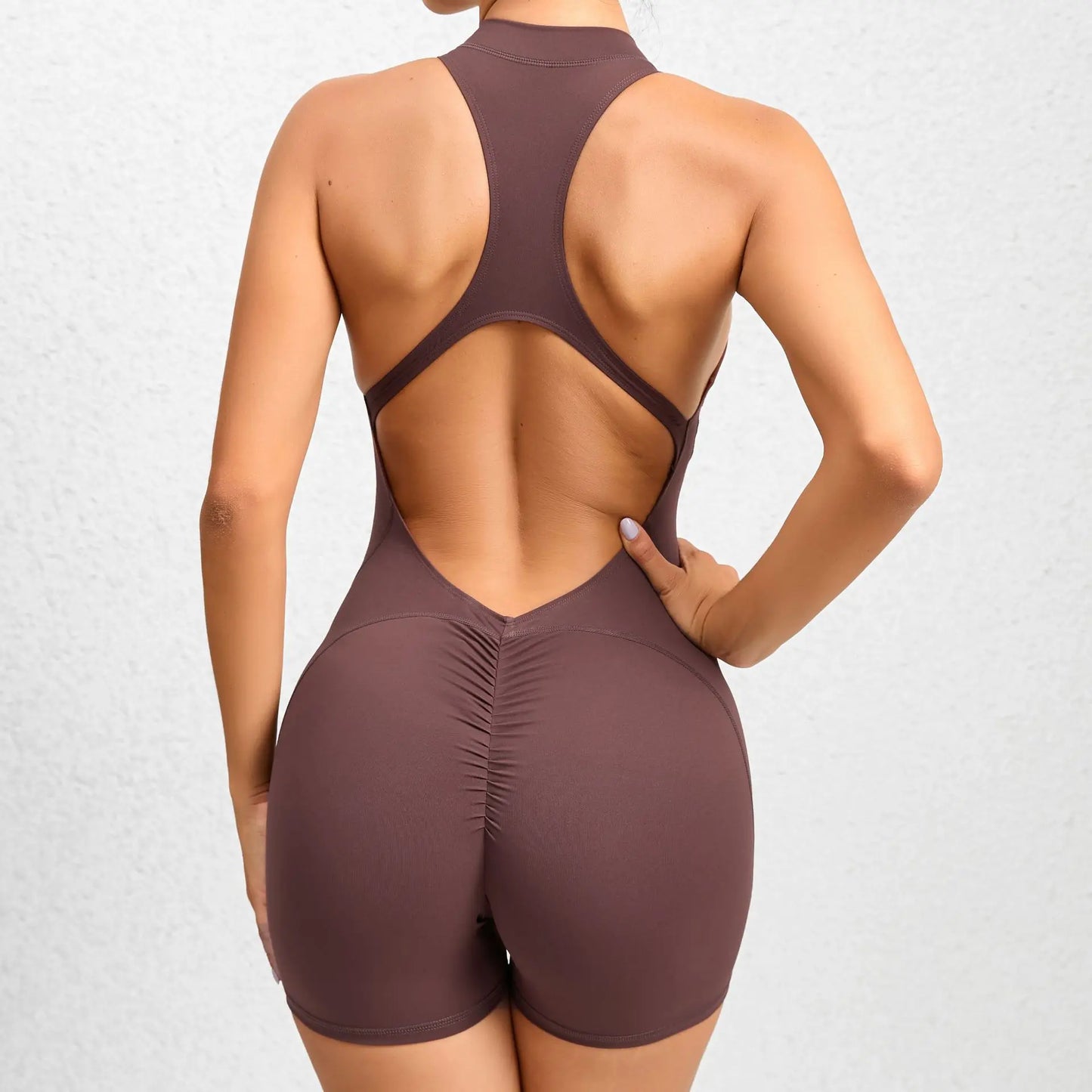Combinaison Courte Femme 1 Pièce, Survêtement Yoga & Training Outdoo