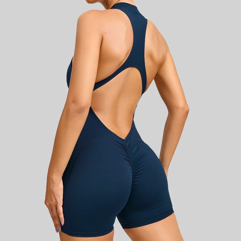 Combinaison Courte Femme 1 Pièce, Survêtement Yoga & Training Outdoo