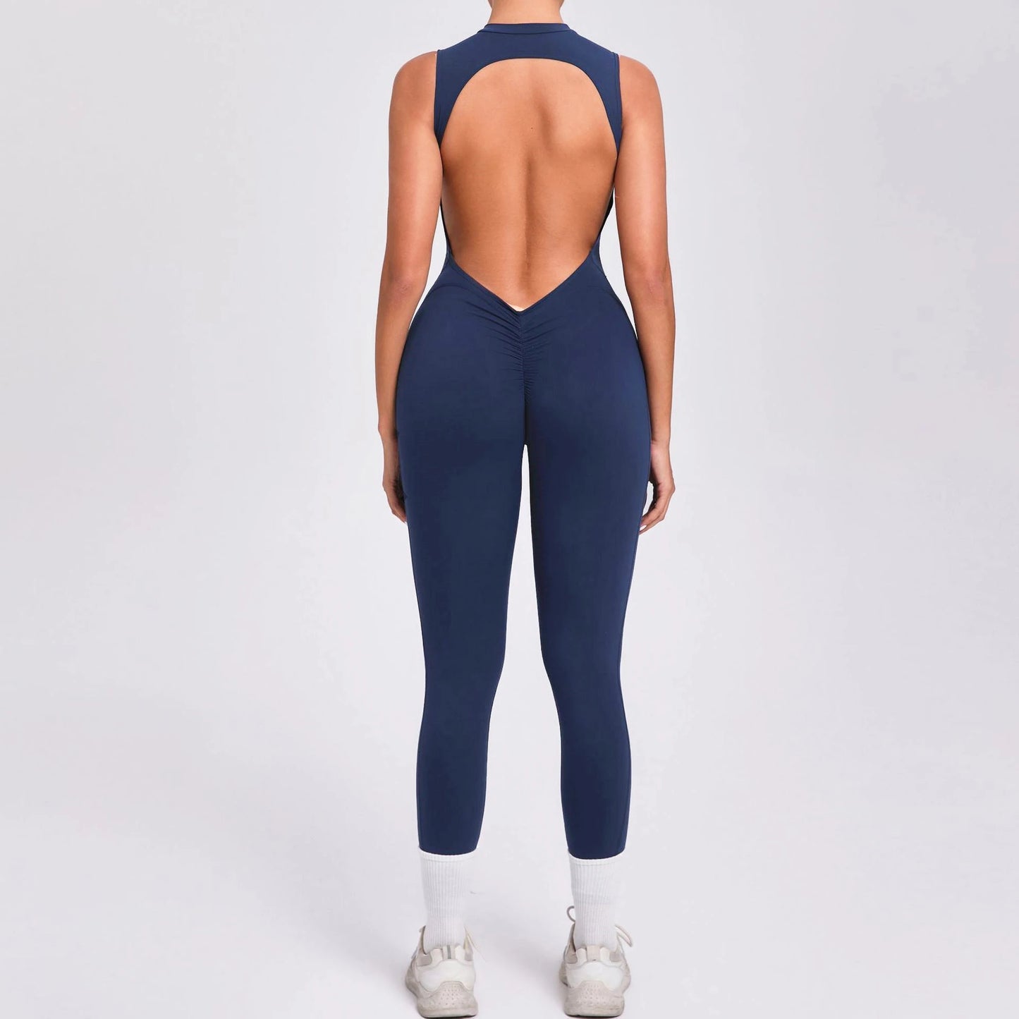 Combinaison Yoga Femme 1 Pièce, Dos en V, Fitness & Training