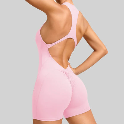Combinaison Courte Femme 1 Pièce, Survêtement Yoga & Training Outdoo